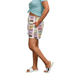 Retro Cassettes Boxer Shorts For Women