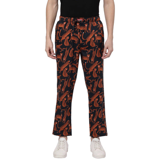 Midnight Leopards Pyjamas For Men 2000