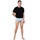 Bubblegum Sky Blue Solid Mens Brief Online India