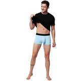 Bubblegum Sky Blue Solid Mens Trunks