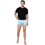 Bubblegum Sky Blue Solid Trunks for Men