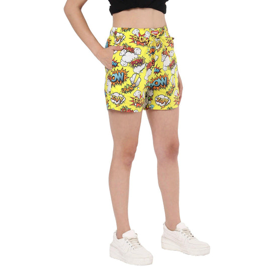 Printed Shorts for Women 2000