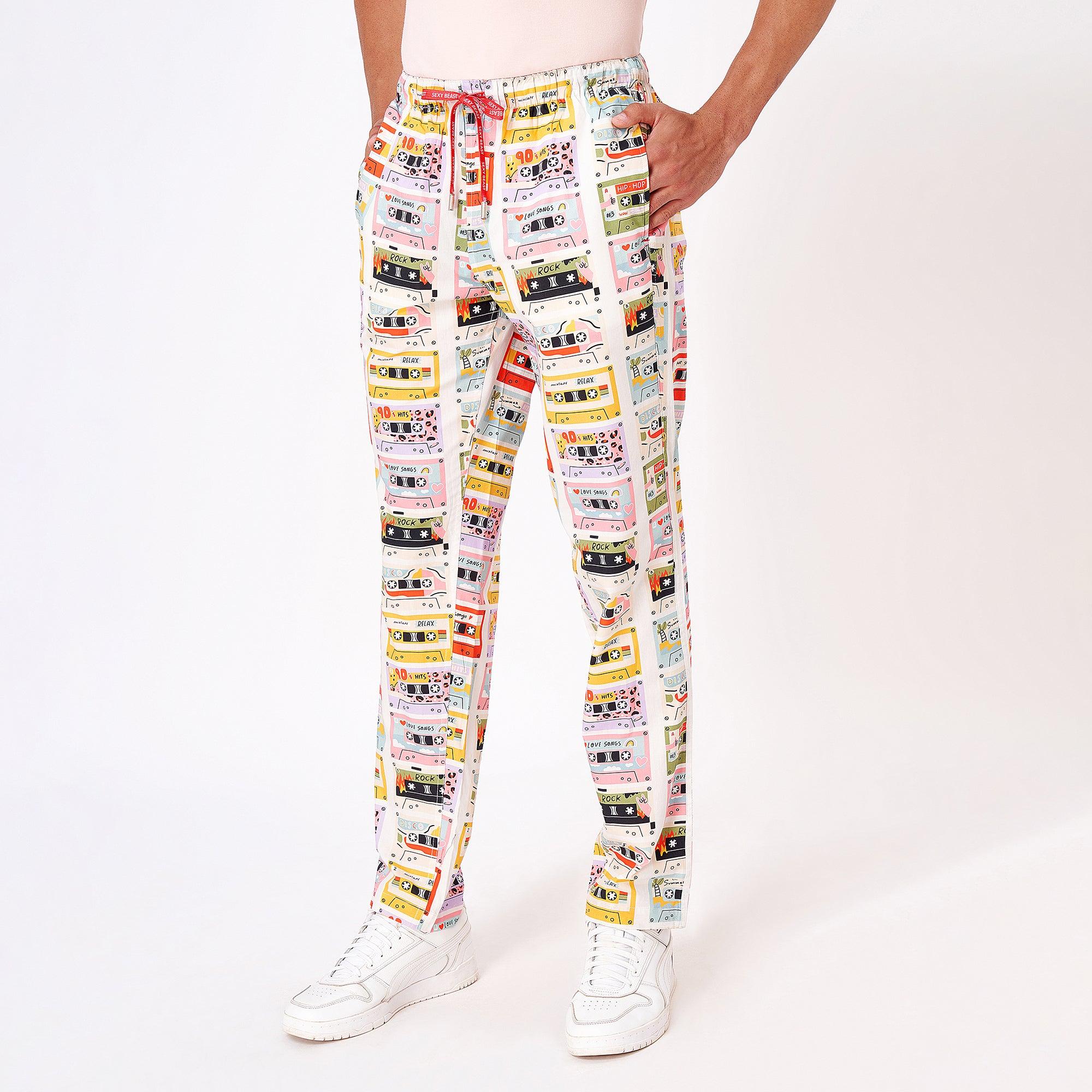 Retro Cassettes Pyjamas For Men