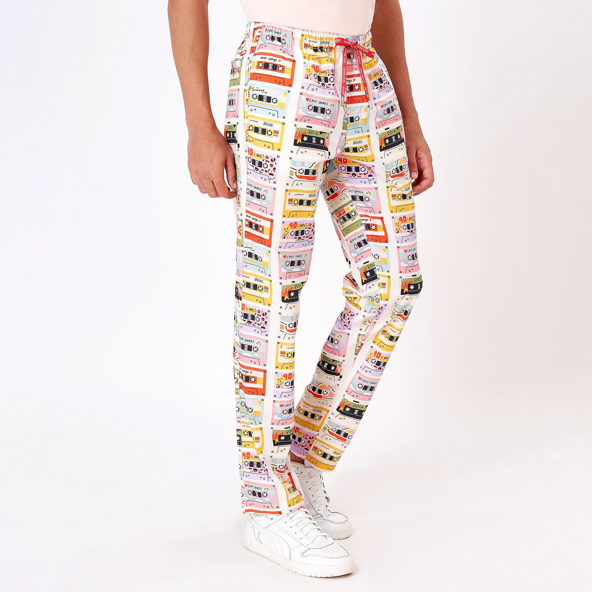 Retro Cassettes Pyjamas For Men