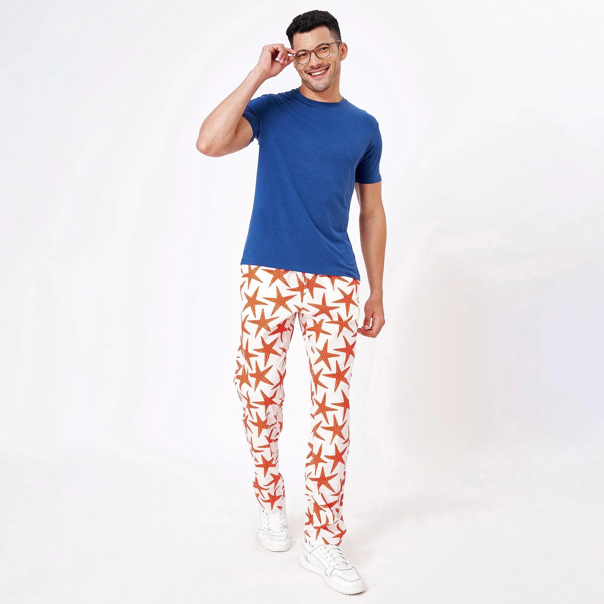 Red Starfish Pyjama For Men