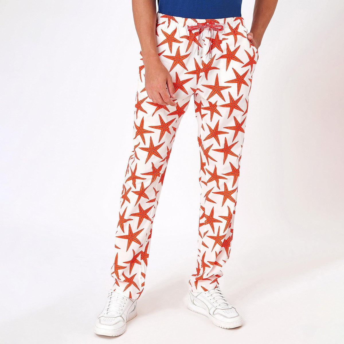 Red Starfish Pyjama For Men