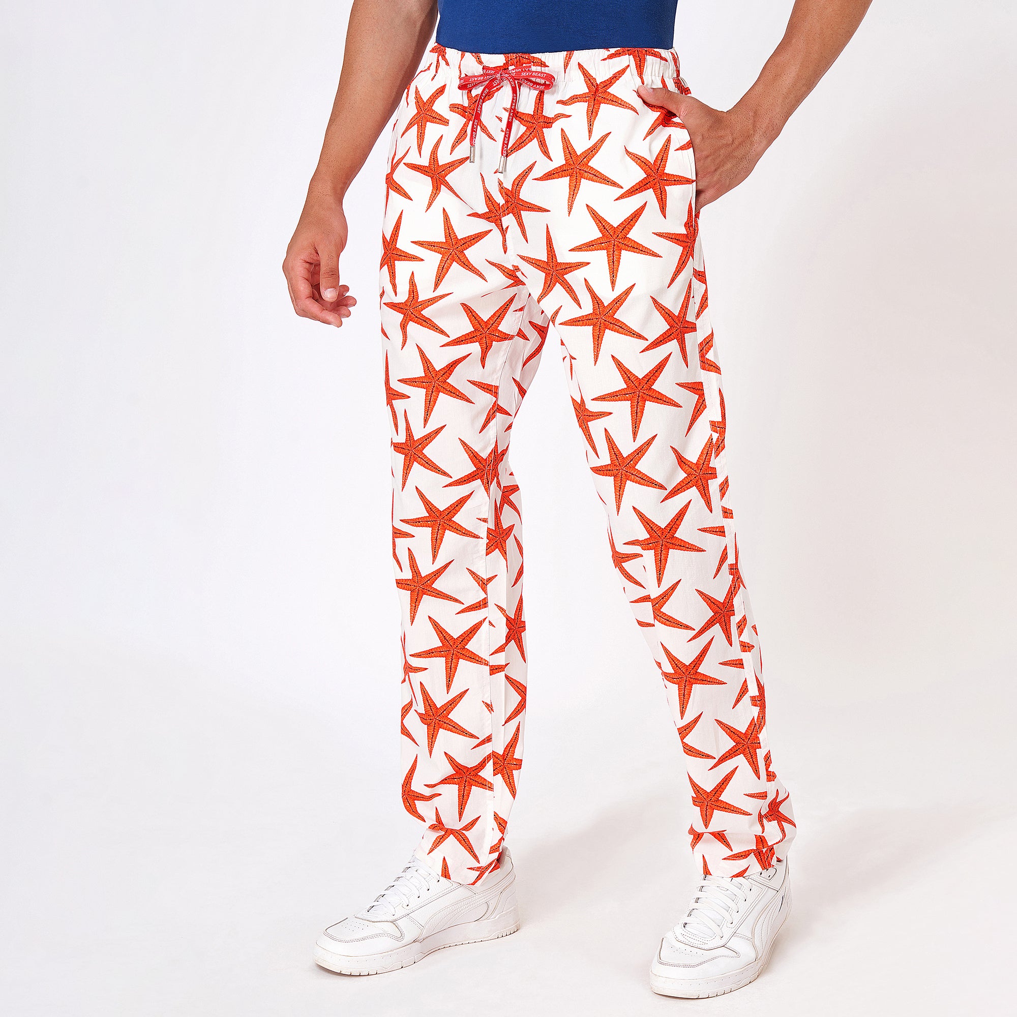 Red Starfish Pyjama For Men