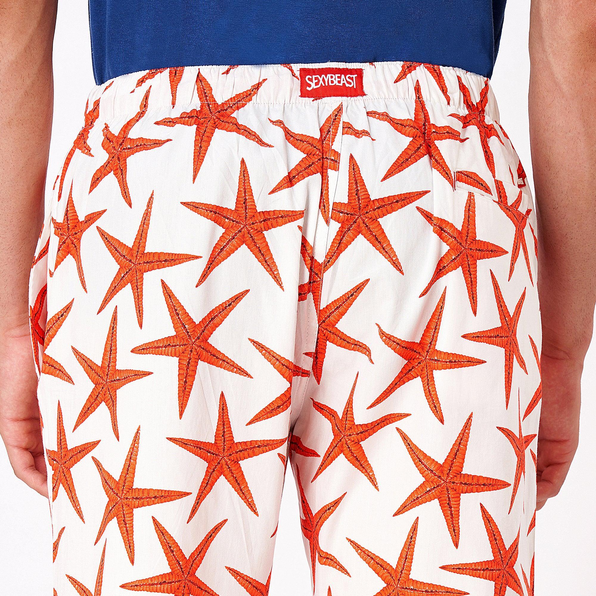 Red Starfish Pyjama For Men