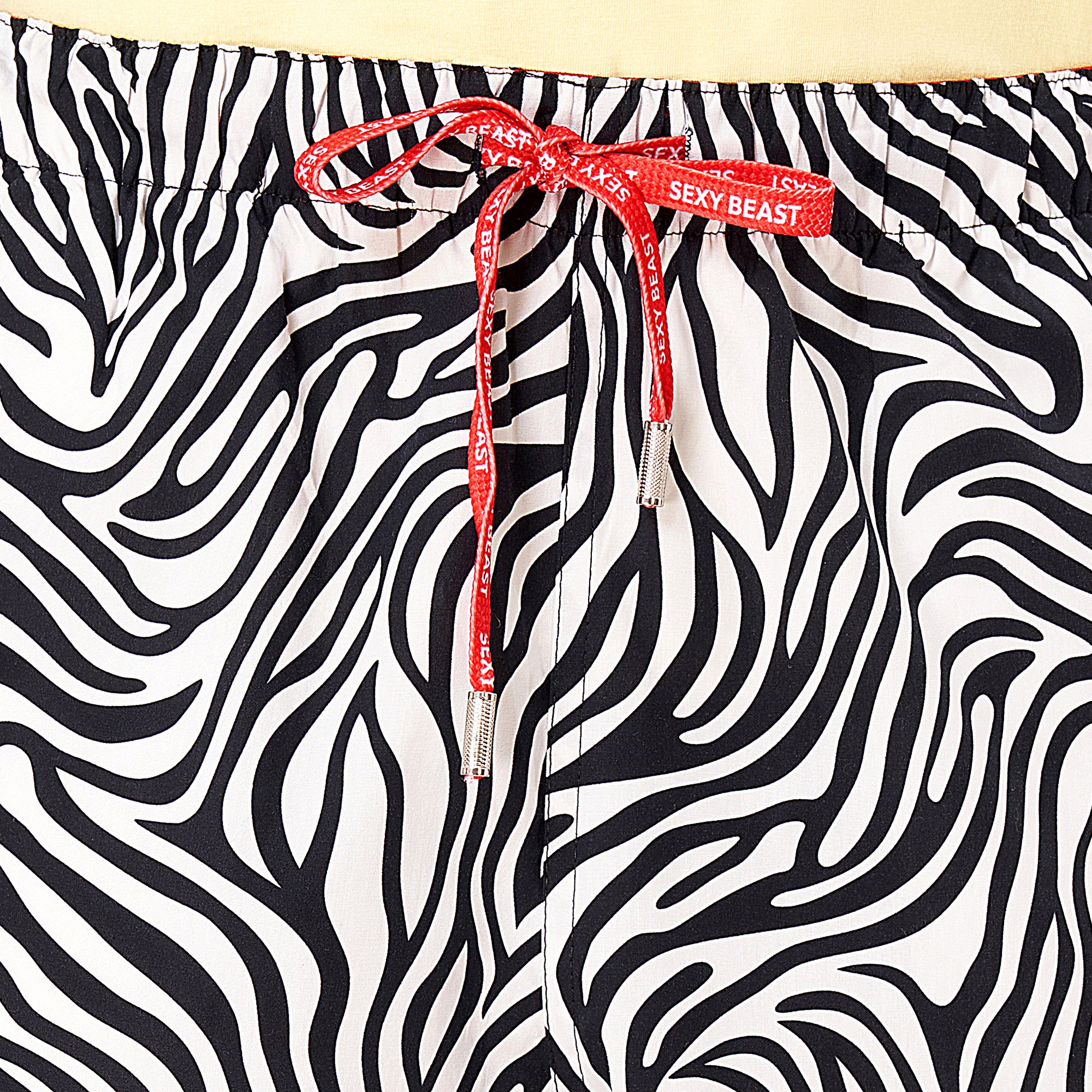 Zebra Skin Boxer Shorts For Men