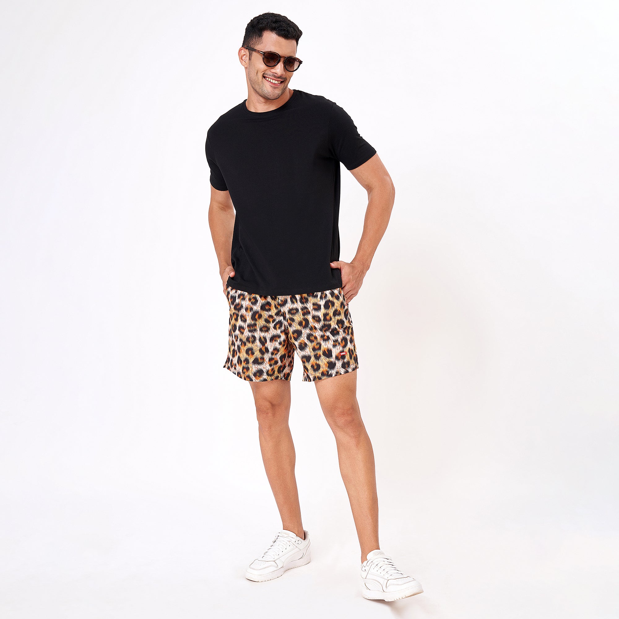 Cheetah Skin Boxer Shorts For Men