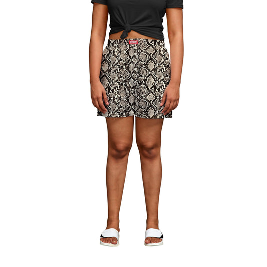 Python Skin Boxer Shorts For Women 2600