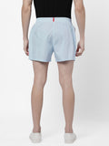 Sky Blue Solid Boxer Shorts for Men
