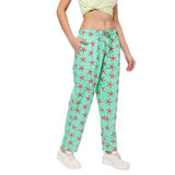Green Starfish Pyjamas For Women