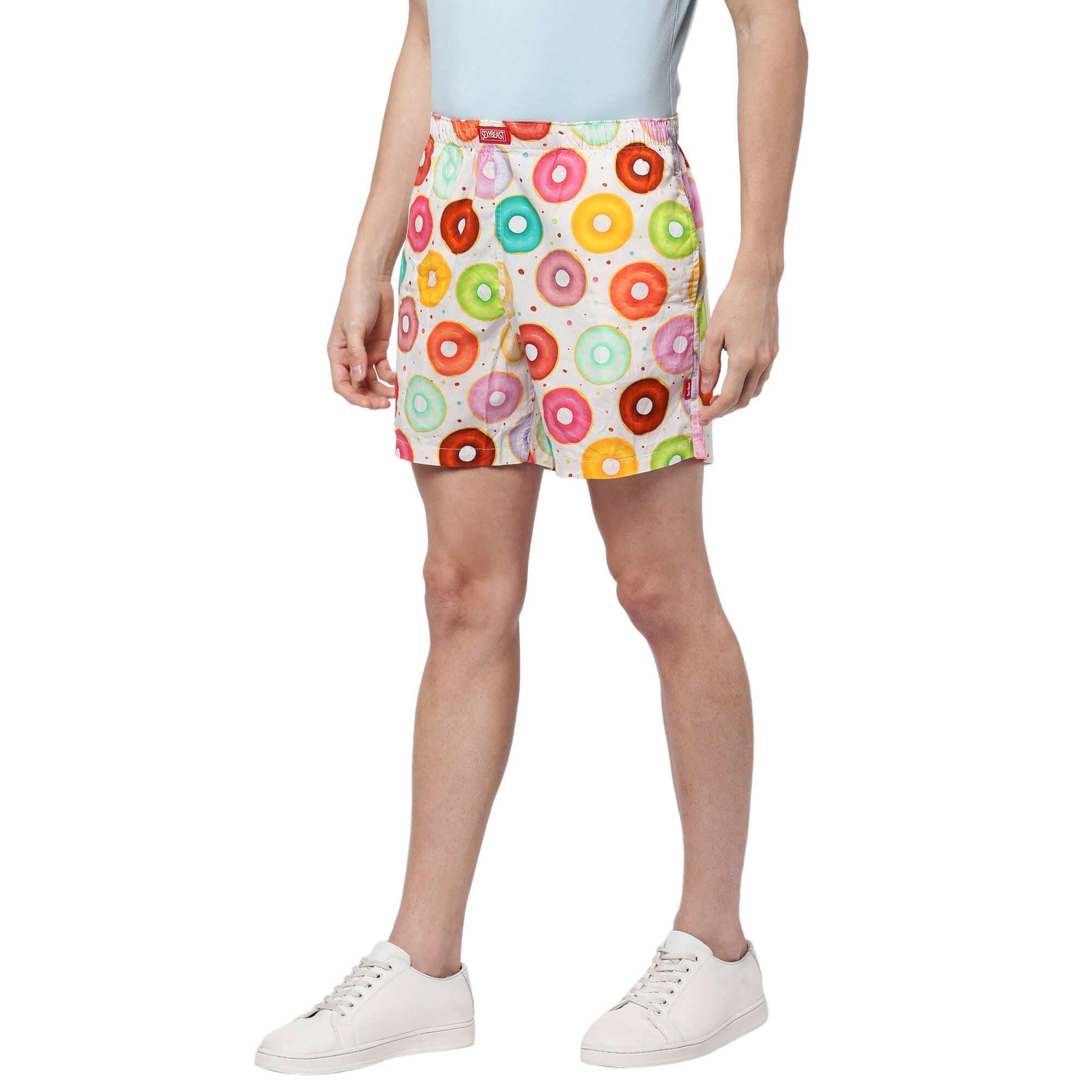 Donuts Boxer Shorts For Men