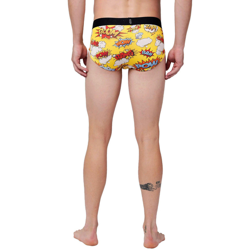 Comic POW! Briefs For Men