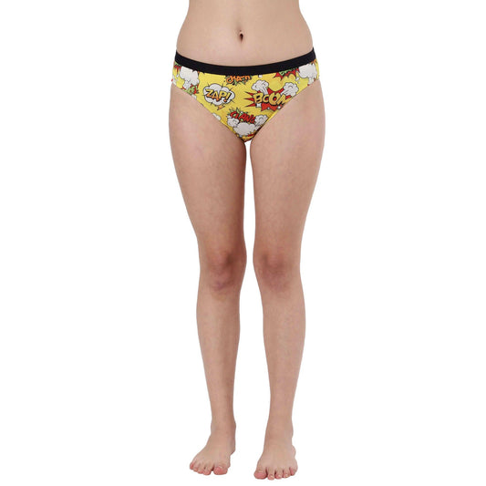 Comic POW! Bikini Briefs For Women 2000