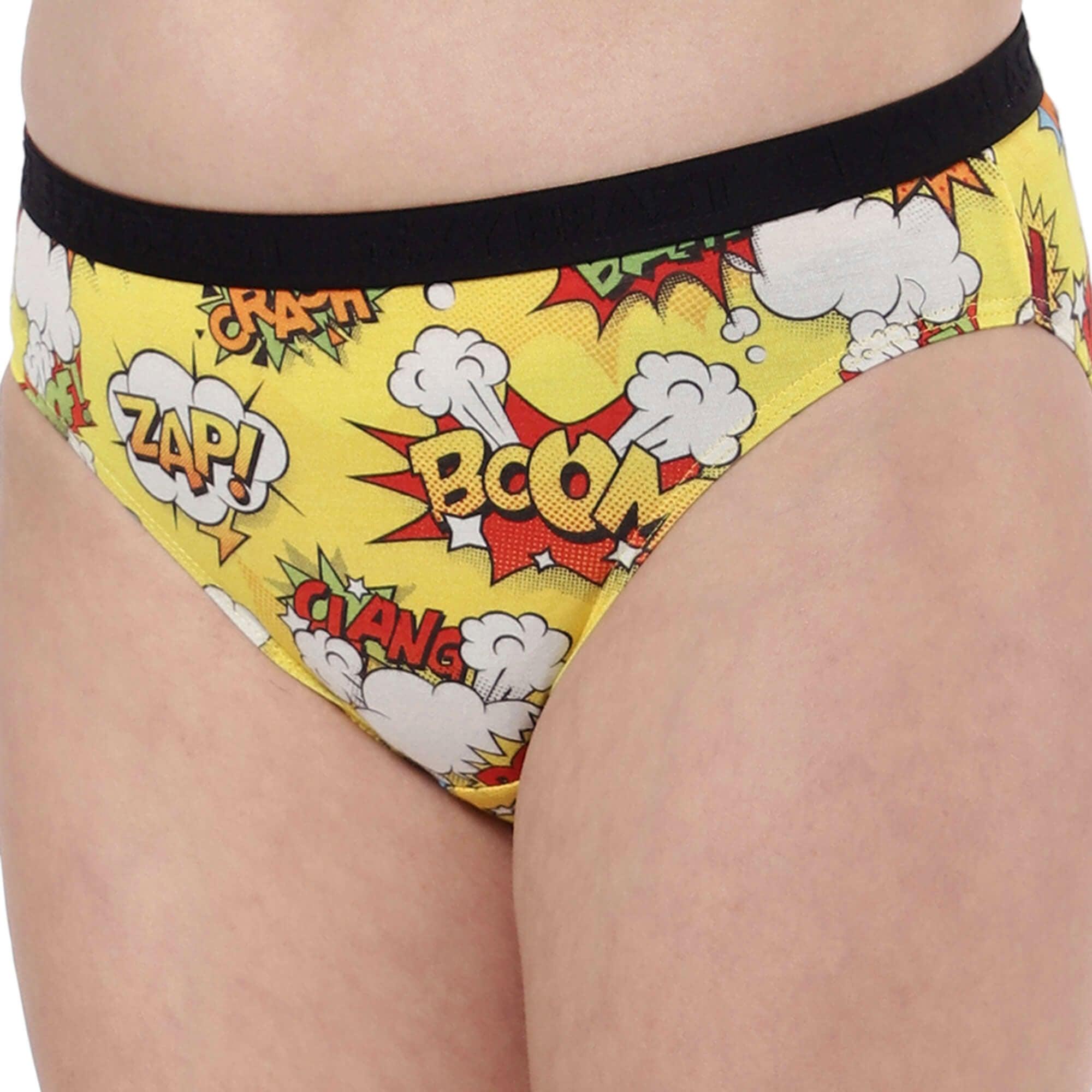 Comic POW! Bikini Briefs For Women