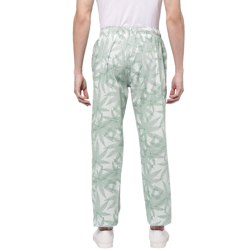 Green Leaf Pyjamas For Men