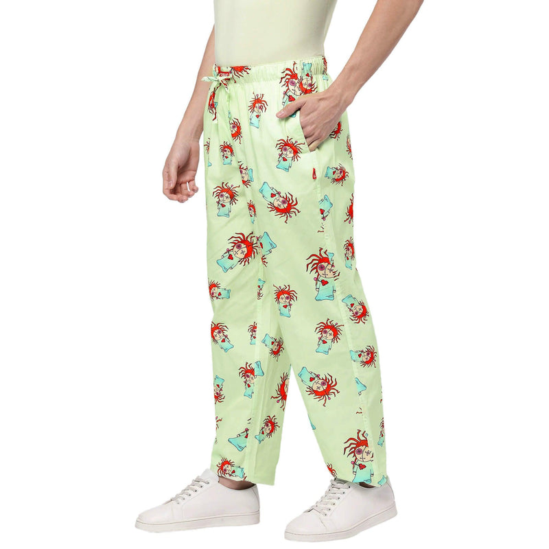 Green Voodoo Dolls Pyjamas For Men
