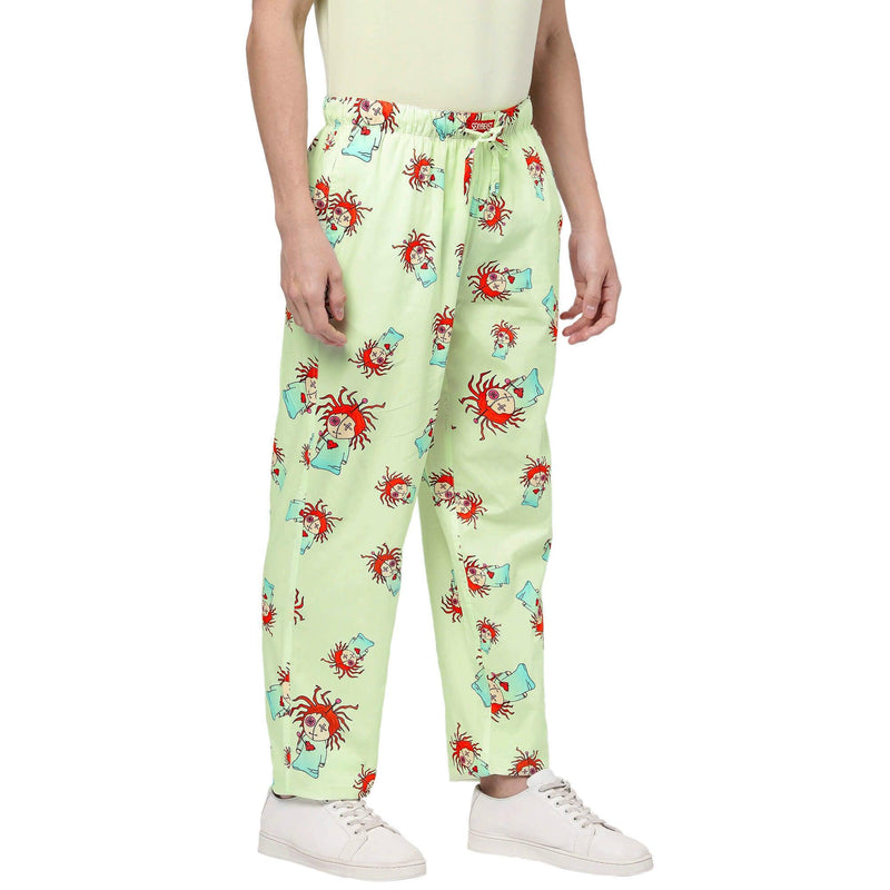 Green Voodoo Dolls Pyjamas For Men