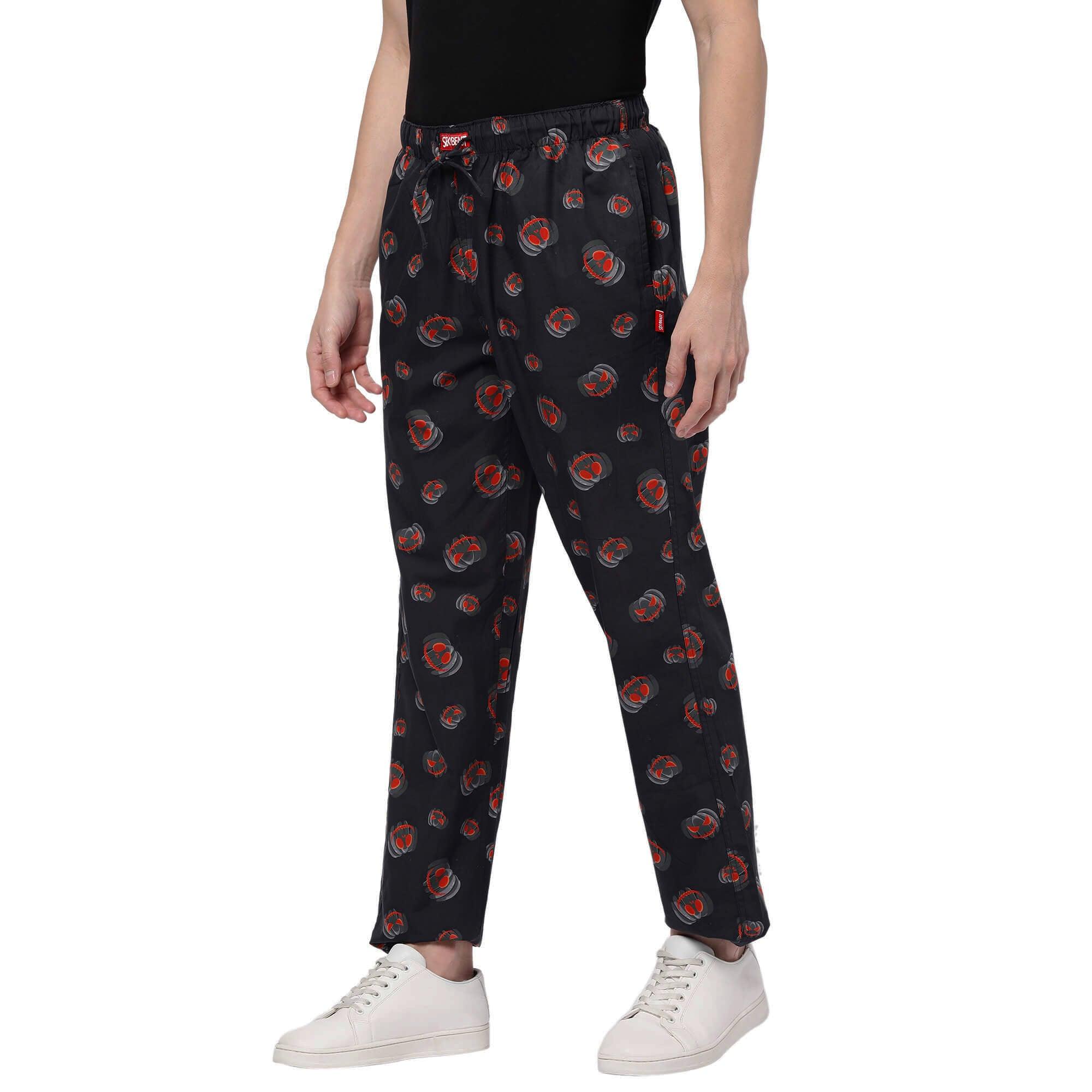 Halloween Pumpkins Pyjamas For Men