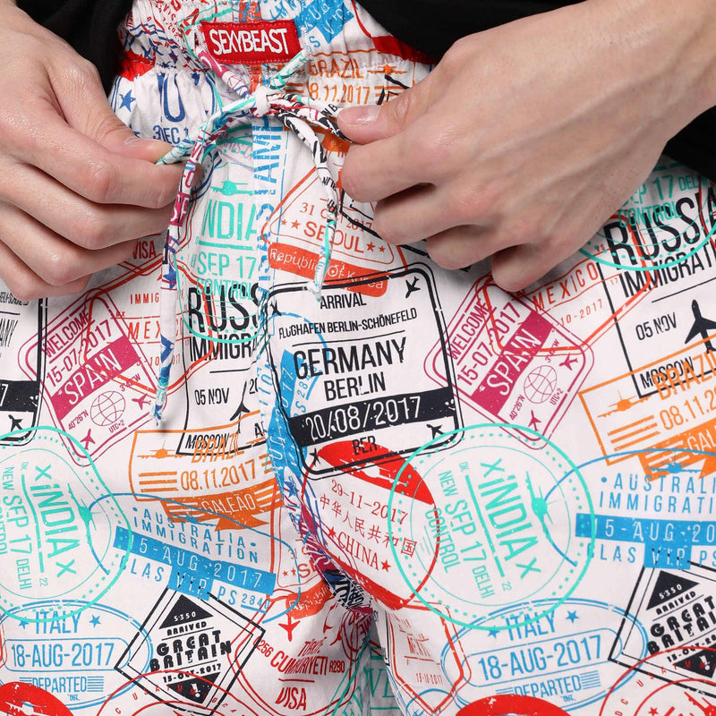 Holiday Stamps Boxer Shorts For Men