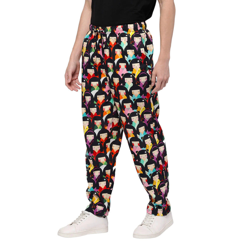 Japanese Dolls Printed Pyjamas For Men Online