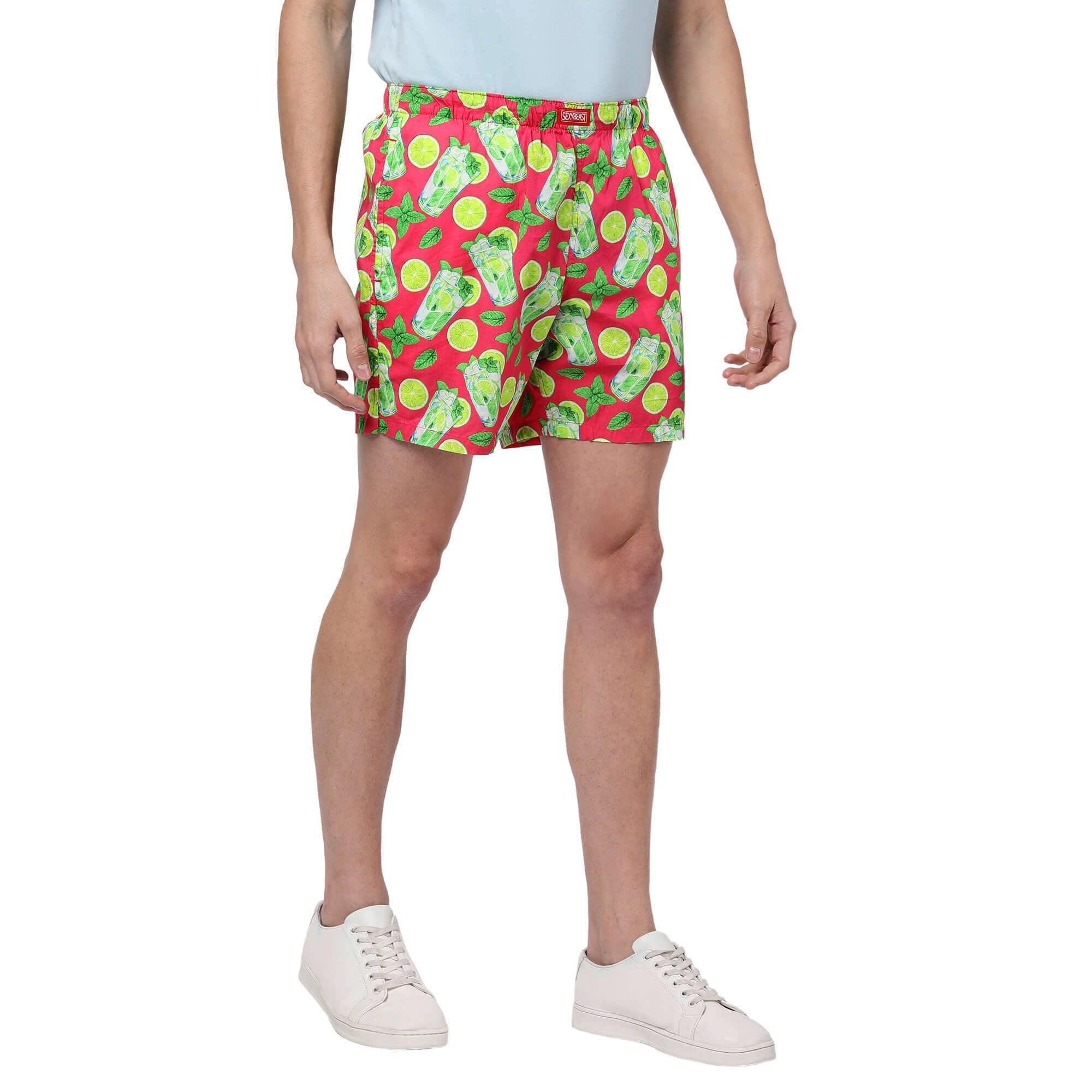 Mojito Cocktails Boxer Shorts For Men