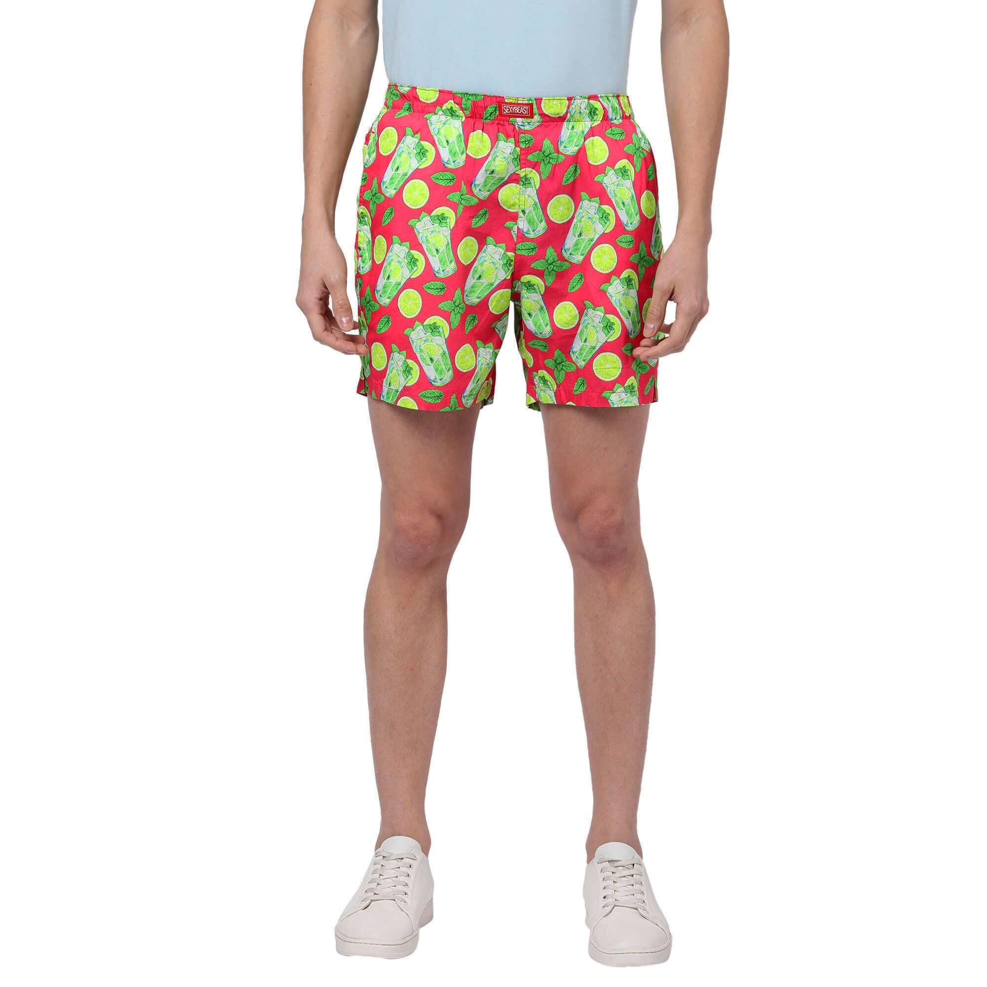 Mojito Cocktails Boxer Shorts For Men