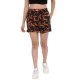 Midnight Leopards Boxer Shorts For Women
