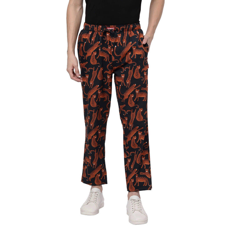 Midnight Leopards Pyjamas For Men