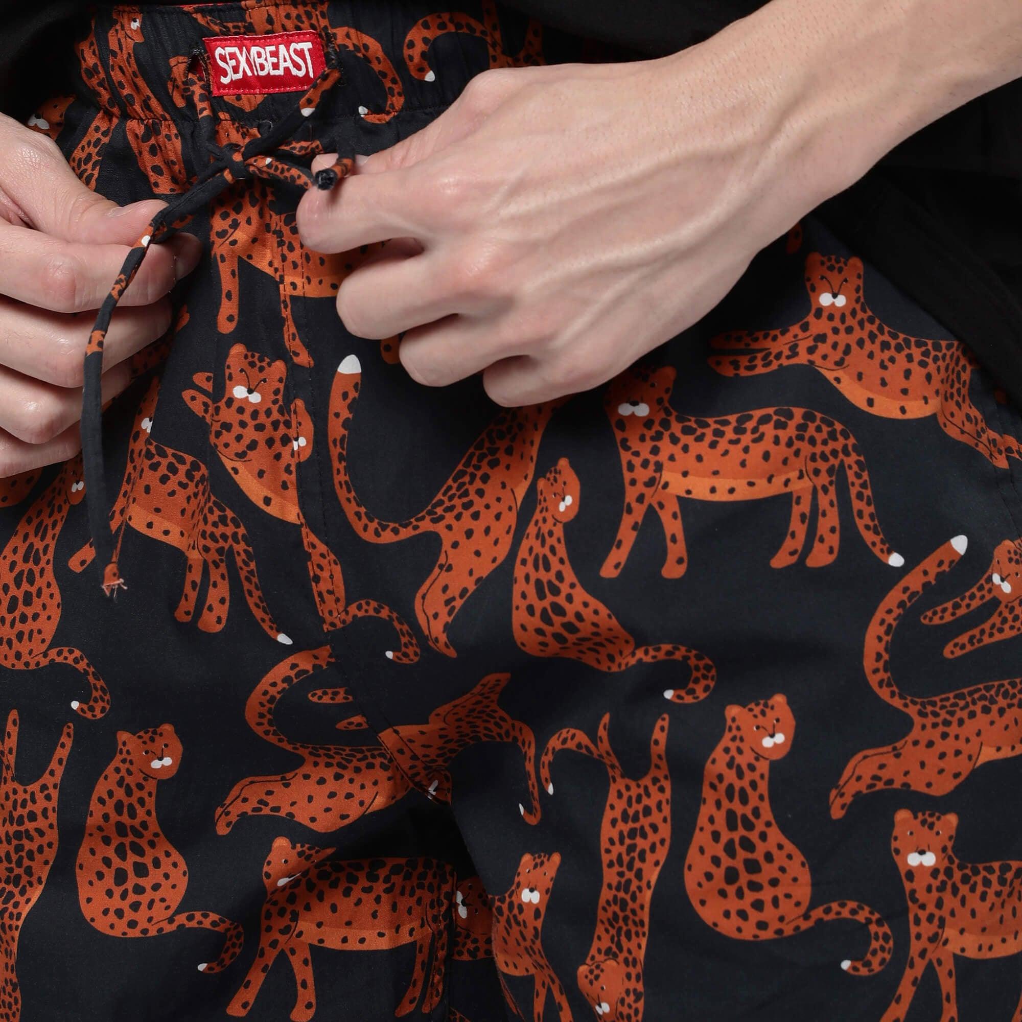 Midnight Leopards Pyjamas For Men