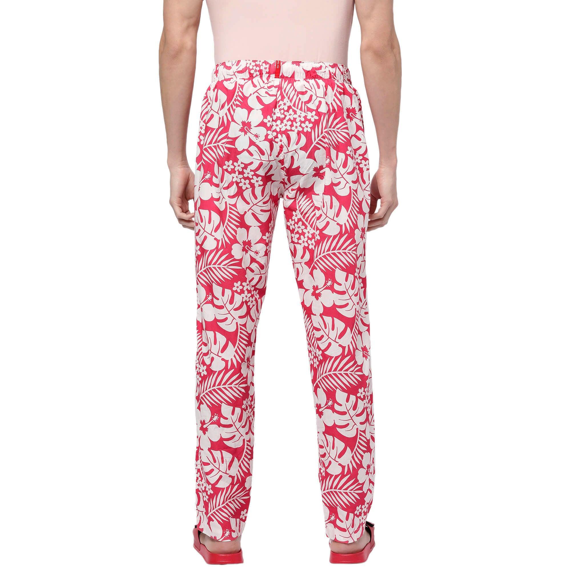 Pink  Hawaii Pyjamas For Men