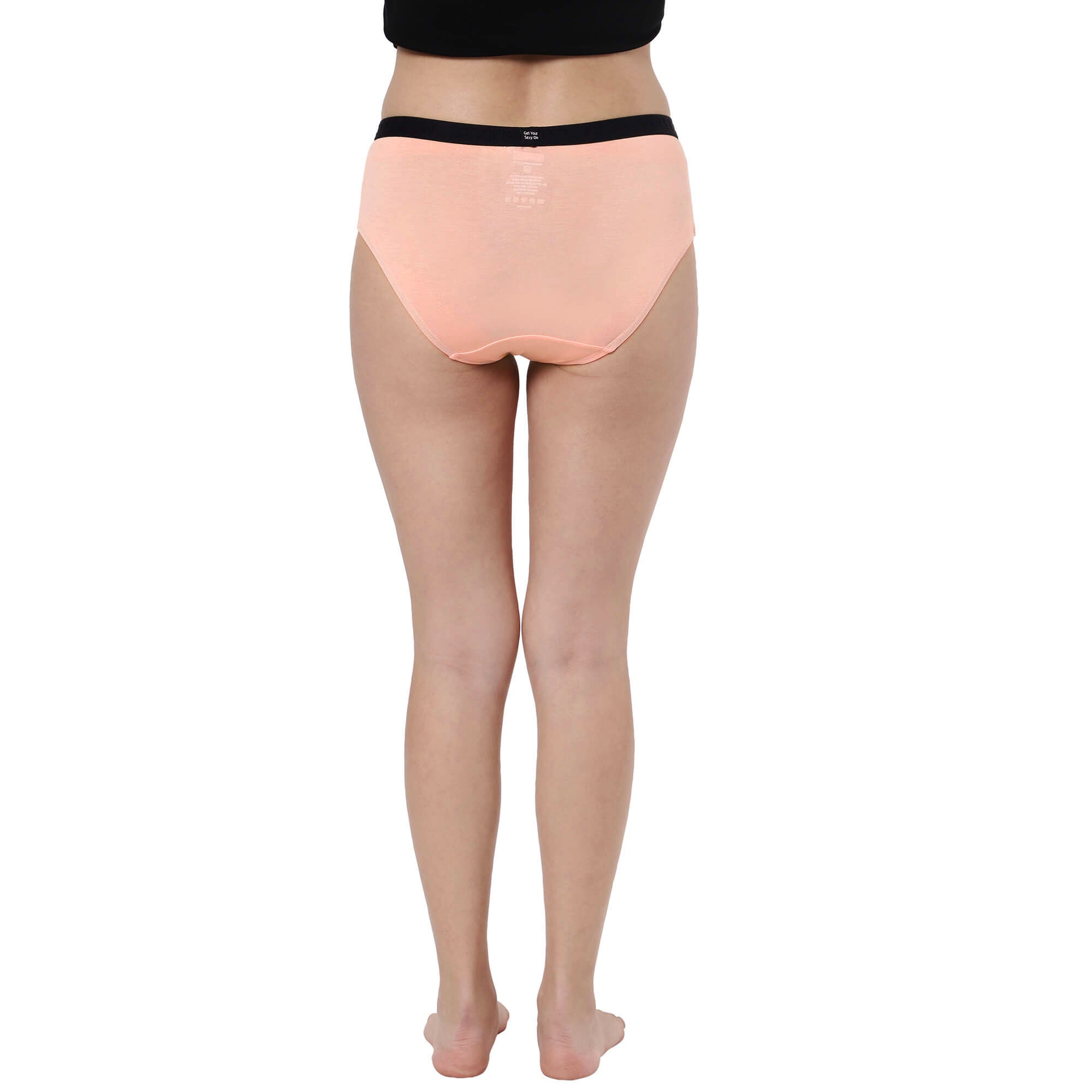 Candy Pink Solid Hipster Panties