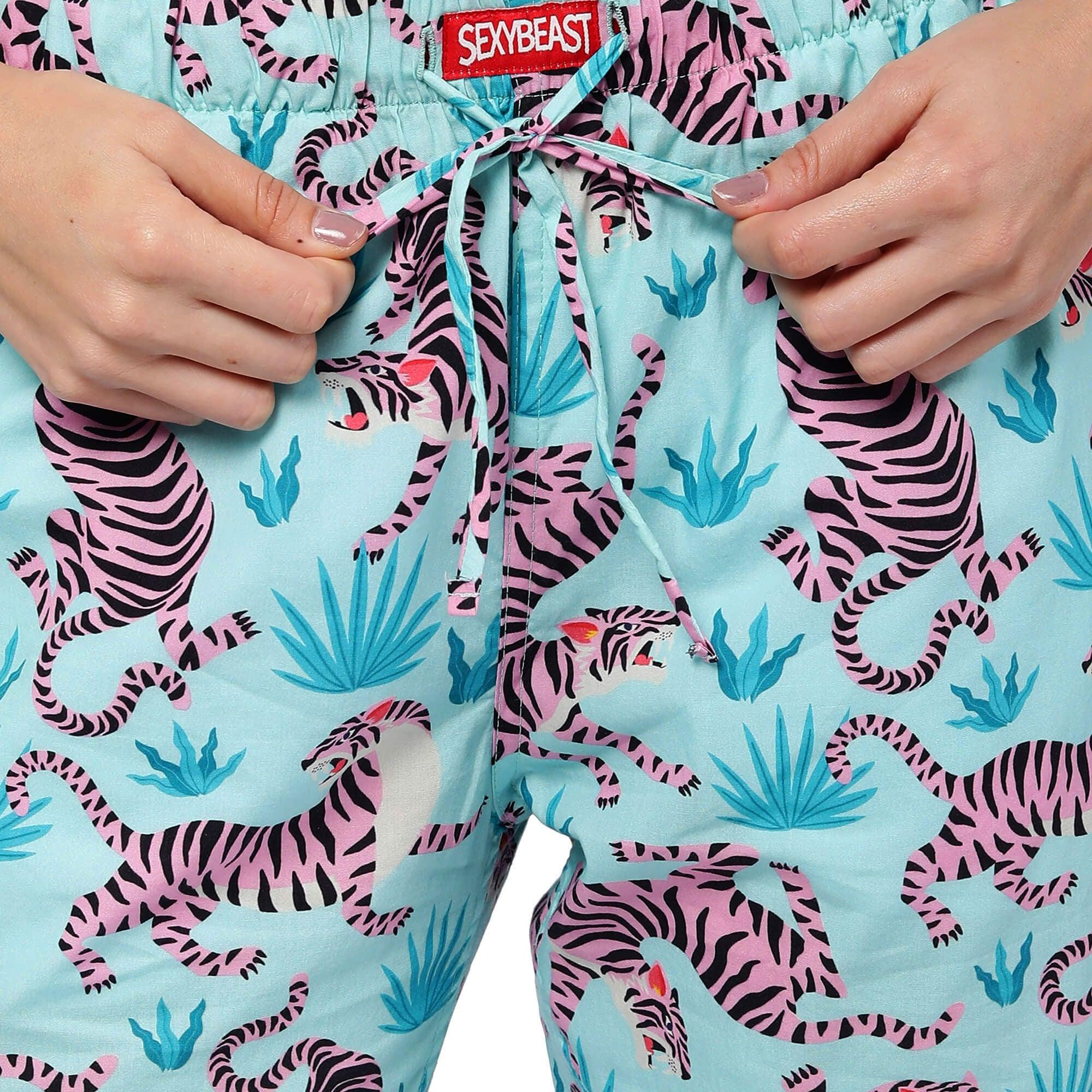 Pink Tigers Pyjamas For Women