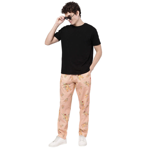 Pink Voodoo Printed Pyjamas For Men 