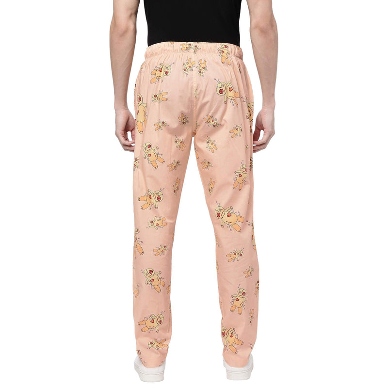 Pink Voodoo Printed Stylish Pajama For Men