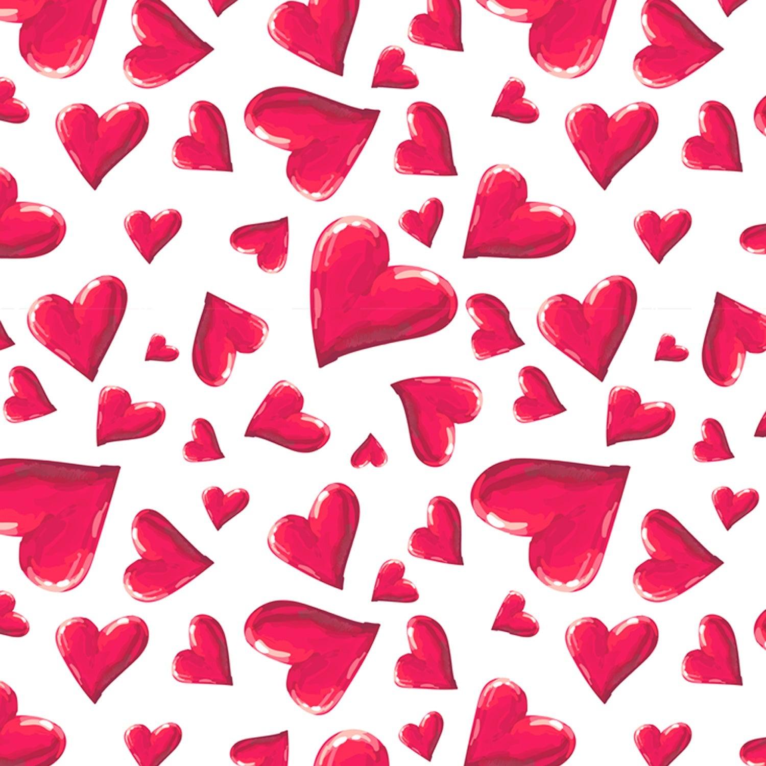 Valentine Hearts Printed Mens Pajamas 