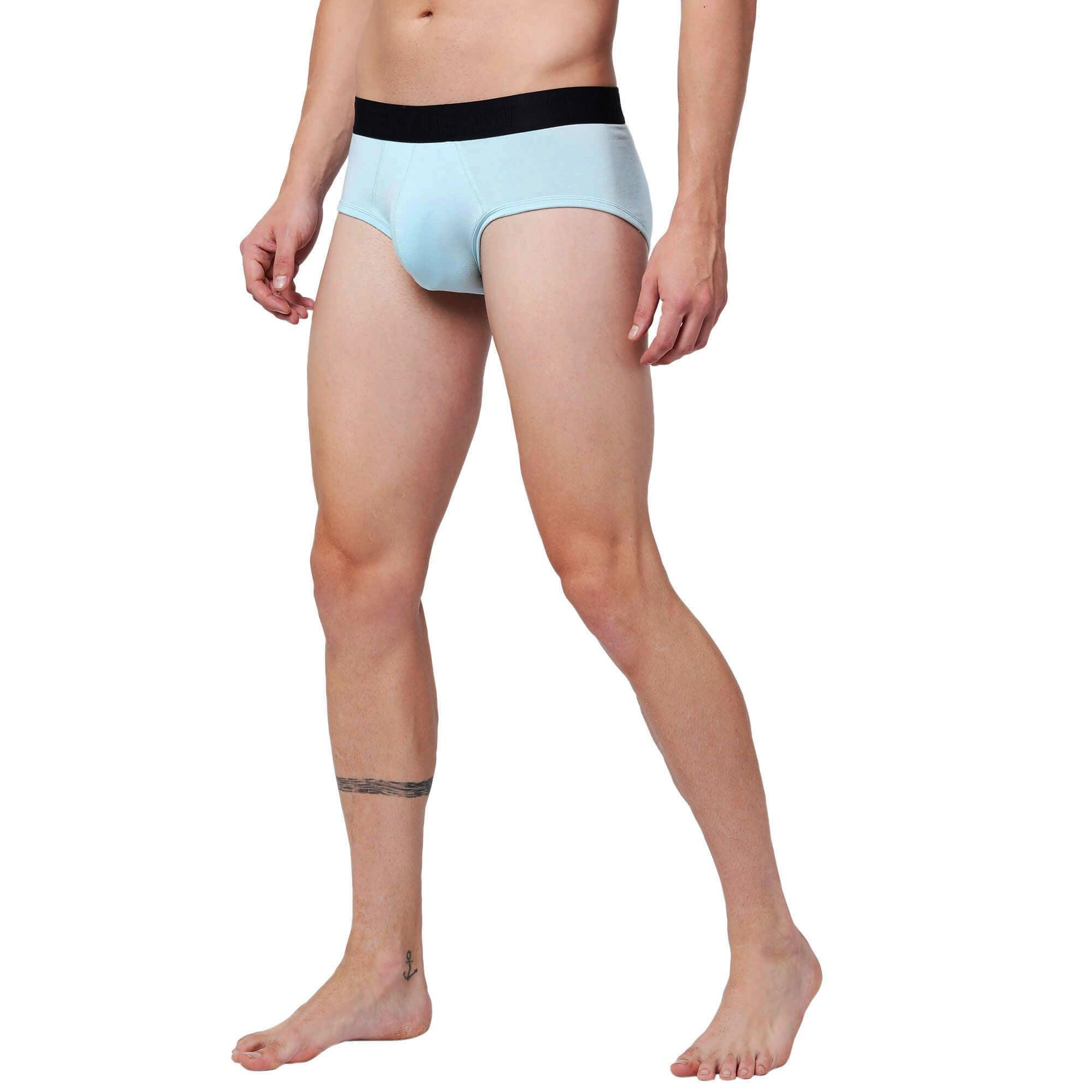 Bubblegum Sky Blue Solid Men Underwear Online