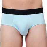 Bubblegum Sky Blue Solid Mens Briefs