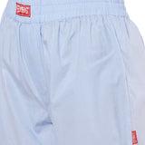 Blue Solid Shorts For Women