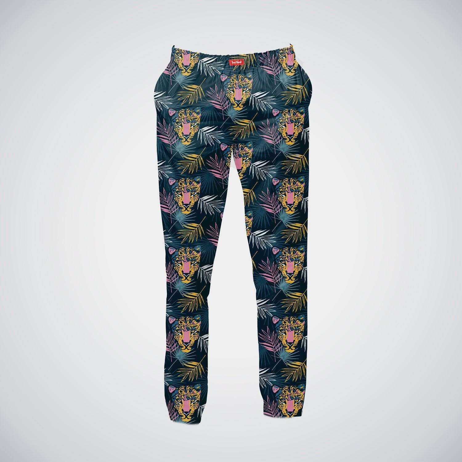 Wild Forest Leopard Cotton Lowers For Womens