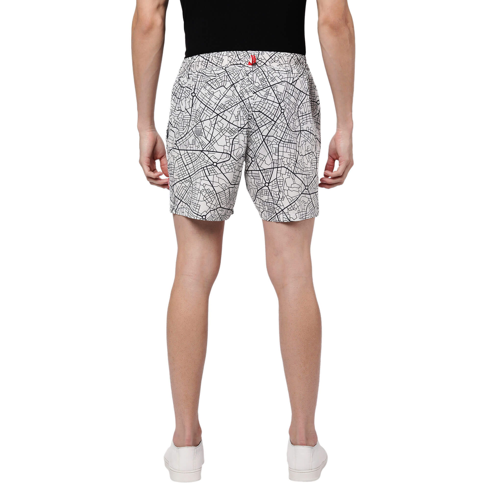 Street Map Boxer Shorts For Men