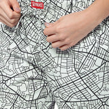 Street Map Cotton Pyjamas For Women
