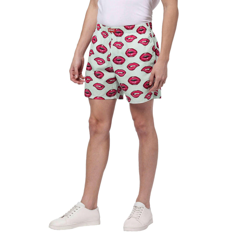 Hot Lips Boxer Shorts For Men