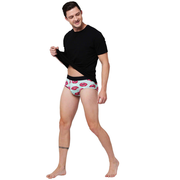 Hot Lips Briefs For Men