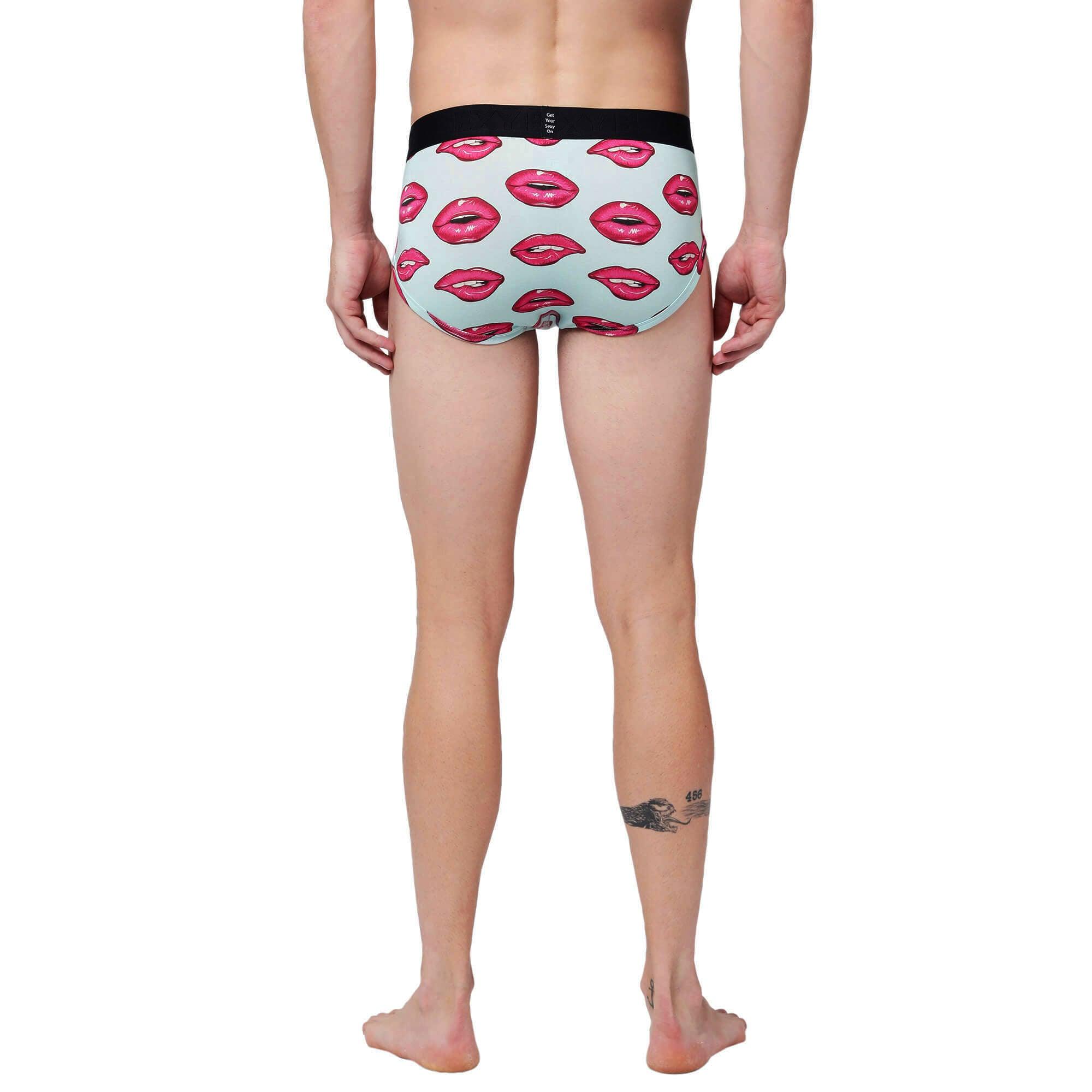 Hot Lips Briefs For Men