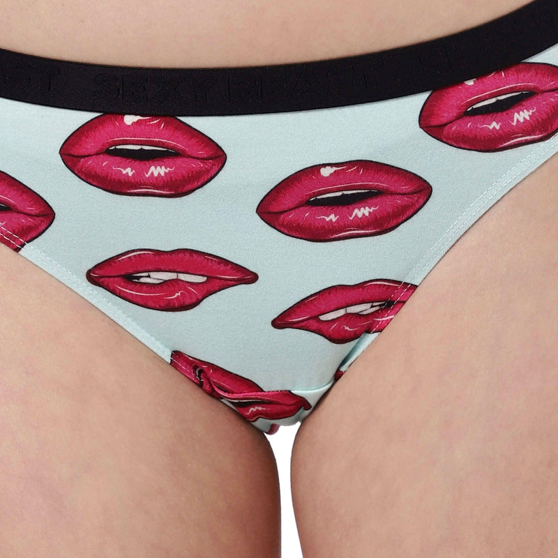 Hot Lips Bikini Briefs For Women