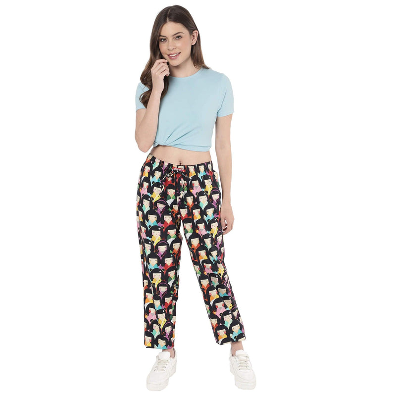 Sky Blue Solid T Shirt for Women