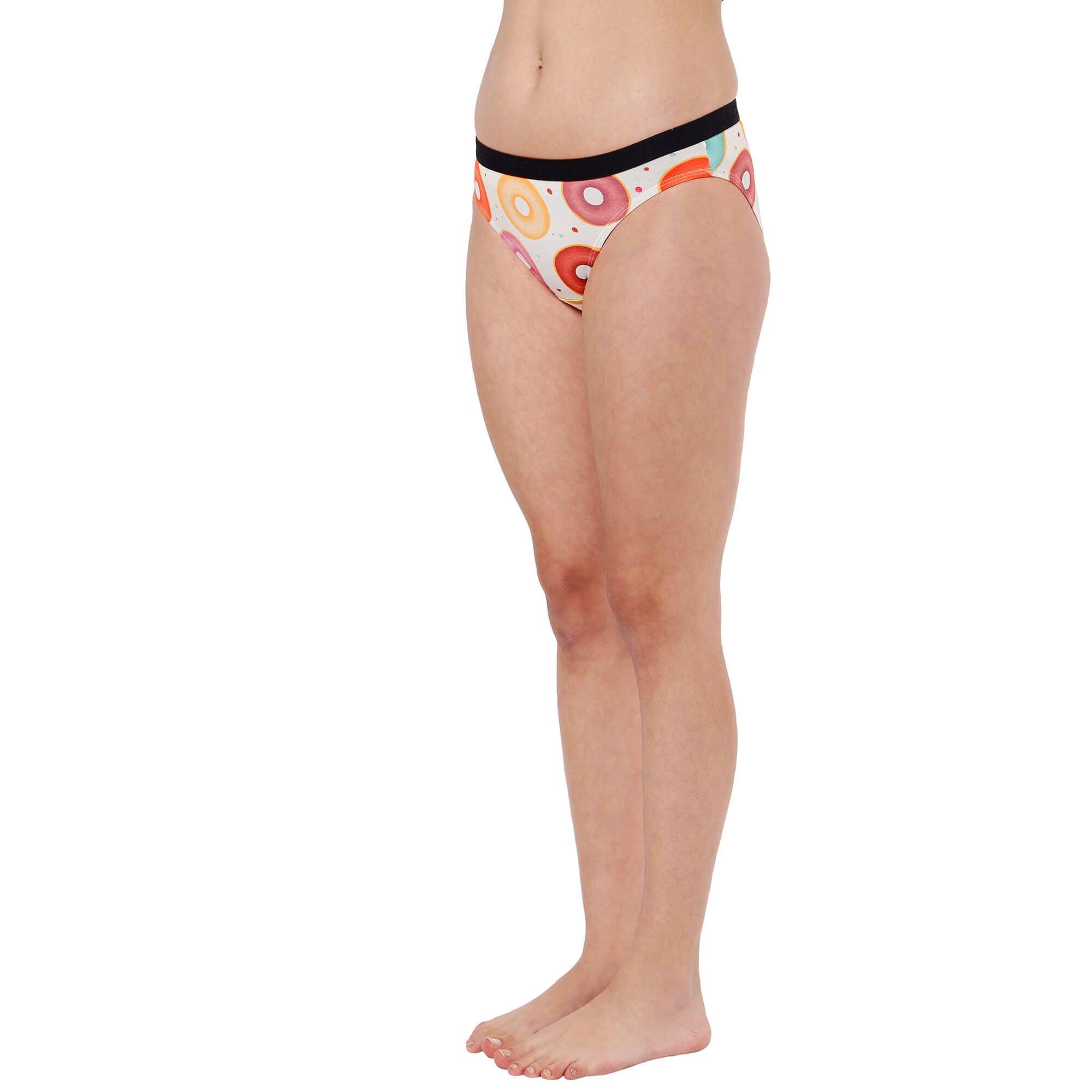 Printed Bikini Briefs for Women